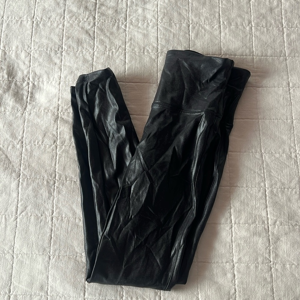 Spanx Faux Leather Leggings